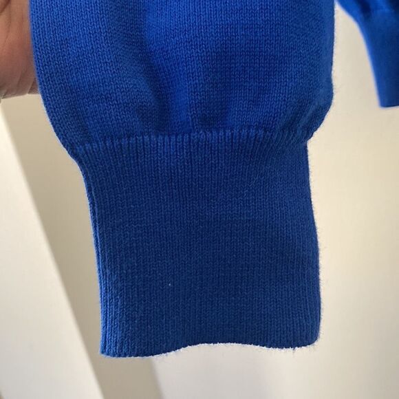 Paul Frederick Supima Cotton 1/4 Zip Sweater M - Picture 4 of 7